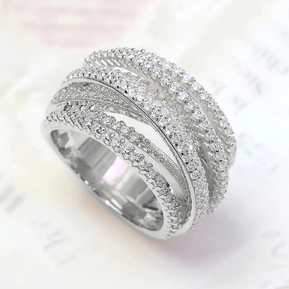 Sliver diamond ring - Picture 4 of 4